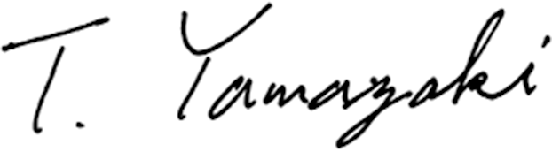 Yamazaki's signature